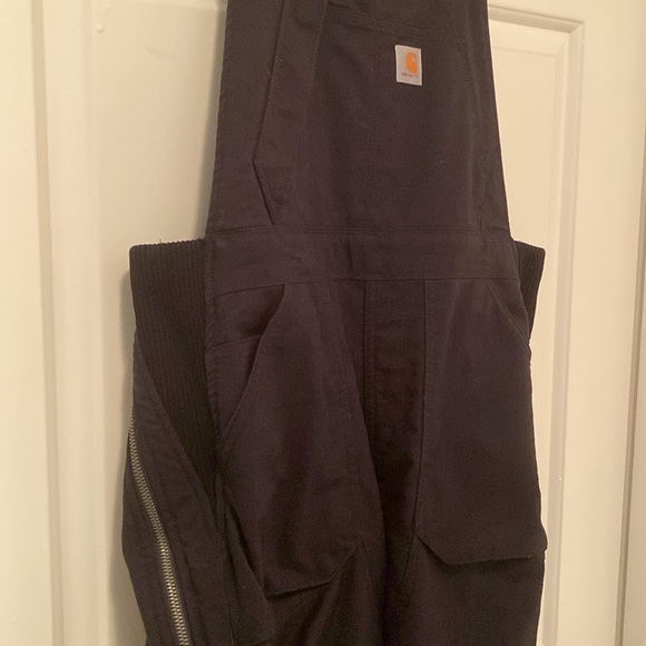 Women’s Petite Carhartt Thinsulated Bib Overalls - Picture 3 of 7